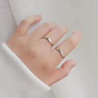 Simple Style Sun Moon Copper Plating Open Ring main image 2