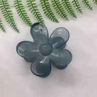 Simple Style Flower Plastic Resin Printing Hair Claws 1 Piece sku image 8