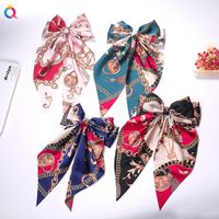 Simple Style Bow Knot Cloth Printing Hair Clip 1 Piece main image 1
