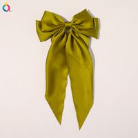 Simple Style Bow Knot Cloth Printing Hair Clip 1 Piece sku image 7