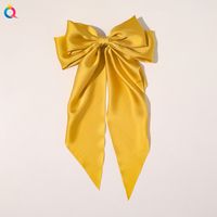 Simple Style Bow Knot Cloth Printing Hair Clip 1 Piece sku image 2