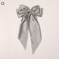 Simple Style Bow Knot Cloth Printing Hair Clip 1 Piece sku image 5