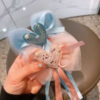 Cute Bow Knot Cloth Patchwork Hair Clip 1 Piece main image 5