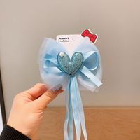 Cute Bow Knot Cloth Patchwork Hair Clip 1 Piece sku image 2