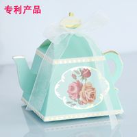 Valentine's Day Teapot Paper Wedding Gift Wrapping Supplies 1 Piece sku image 4