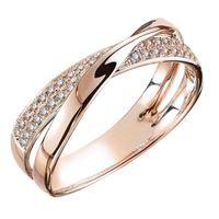 Fashion Geometric Alloy Plating Artificial Diamond Women's Rings main image 4