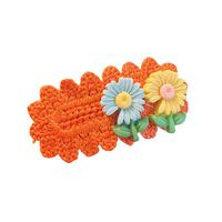 Simple Style Flower Cloth Hair Clip 1 Piece main image 4