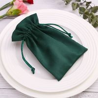 1 Piece Fashion Solid Color Cloth Drawstring Jewelry Packaging Bags main image 3