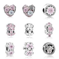 1 Piece Fashion Round Heart Shape Flower Alloy Stoving Varnish Rhinestones Jewelry Accessories main image 1