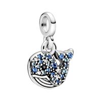 1 Piece Fashion Geometric Star Heart Shape Alloy Inlay Rhinestones Pendants sku image 6