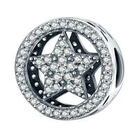 1 Pieza Moda Geométrico Estrella Forma De Corazón Aleación Embutido Diamantes De Imitación Colgantes sku image 8
