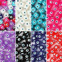 1 Piece 1.2 * 1.4mm Hole Under 1mm Resin Square Eye Beads main image 1