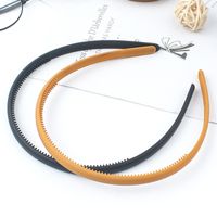 Simple Style Solid Color Resin Stoving Varnish Hair Band 1 Piece main image 4