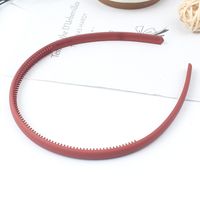 Simple Style Solid Color Resin Stoving Varnish Hair Band 1 Piece sku image 4