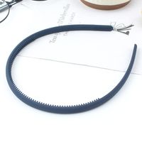 Simple Style Solid Color Resin Stoving Varnish Hair Band 1 Piece sku image 1