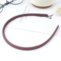 Simple Style Solid Color Resin Stoving Varnish Hair Band 1 Piece sku image 7