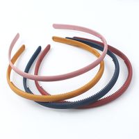 Simple Style Solid Color Resin Stoving Varnish Hair Band 1 Piece main image 3