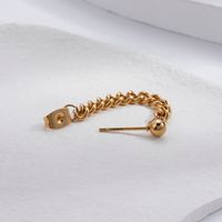 1 Piece Fashion Solid Color Stainless Steel Plating Ear Studs main image 3
