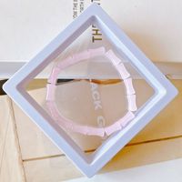 1 Piece Sweet Solid Color Glass Glass Women's Bracelets sku image 14
