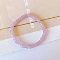1 Piece Sweet Solid Color Glass Glass Women's Bracelets sku image 2