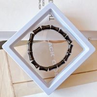 1 Pièce Sucré Couleur Unie Verre Verre Femmes Bracelets sku image 15