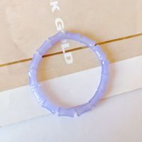 1 Piece Sweet Solid Color Glass Glass Women's Bracelets sku image 8