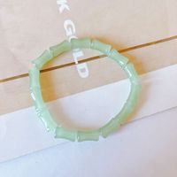 1 Piece Sweet Solid Color Glass Glass Women's Bracelets sku image 7