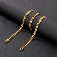 1 Piece Fashion Solid Color Stainless Steel Plating 18k Gold Plated Unisex Necklace main image 6