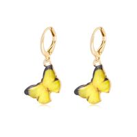 1 Pair Fashion Butterfly Alloy Enamel Plating Women's Drop Earrings main image 4