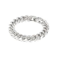 European And American Stainless Steel Four-sided Grinding Men's Cool Handsome Bracelet Titanium Steel Cuban Link Chain Bracelet All-matching Accessories sku image 1