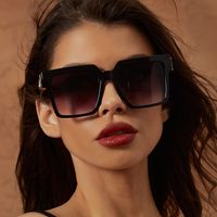 Fashion Gradient Color Ac Oval Frame Patchwork Full Frame Women's Sunglasses main image 5