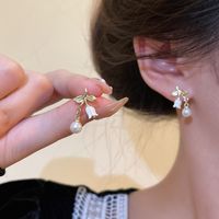1 Pair Fashion Flower Alloy Patchwork Women's Earrings main image 4