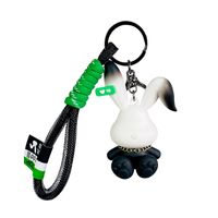 1 Pièce Style De Bande Dessinée Lapin Pvc Unisexe Pendentif De Sac Porte-clés main image 5