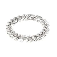 European And American Fashion & Trend Men's Stainless Steel Cuban Link Chain Bracelet Titanium Steel Four-sided Grinding Student Bracelet sku image 1
