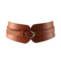 Elegant Solid Color Pu Leather Women's Leather Belts 1 Piece main image 3