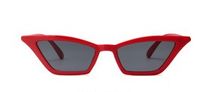 Fashion Solid Color Resin Cat Eye Full Frame Women's Sunglasses sku image 4