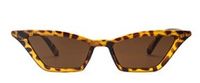 Fashion Solid Color Resin Cat Eye Full Frame Women's Sunglasses sku image 6
