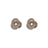 1 Pair Simple Style The Answer Inlay Rhinestone Rhinestones Earrings main image 4