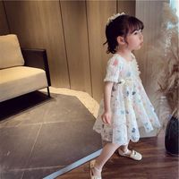 Cute Butterfly Bow Knot Bowknot Cotton Girls Dresses main image 3