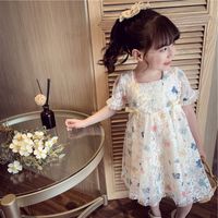 Cute Butterfly Bow Knot Bowknot Cotton Girls Dresses main image 2