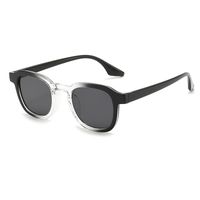 Fashion Sports Solid Color Ac Round Frame Full Frame Men's Sunglasses main image 2