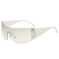 Retro Ethnischer Stil Bohemien Einfarbig Pc Speziell Geformter Spiegel Rahmenlos Sonnenbrille Der Frauen sku image 3