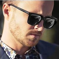 Retro Zebra Leopard Ac Square Full Frame Men's Sunglasses main image 1