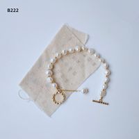 Retro Circle Freshwater Pearl Beaded Bracelets 1 Piece main image 2