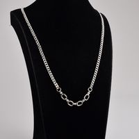 1 Stück Einfacher Stil Einfarbig Titan Stahl Überzug Halskette sku image 1