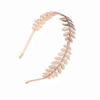 Fashion Leaves Metal Hair Band 1 Piece sku image 2