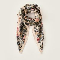 Women's Fashion Leopard Satin Printing Silk Scarves sku image 3