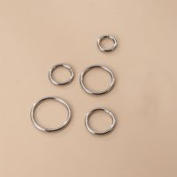 Fashion Circle Titanium Plating Nose Ring main image 4
