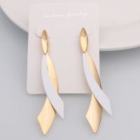 1 Pair Elegant Geometric Metal Plating Women's Drop Earrings sku image 2