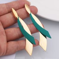 1 Pair Elegant Geometric Metal Plating Women's Drop Earrings main image 6